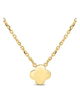 Devata Clover Chain Necklace in 14K Gold, 16 in adj to 18 in, approx. 4.1 grams