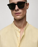 Mango Men's Linen Blend Shirt