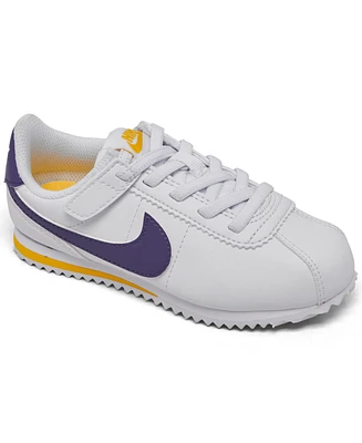 Nike Little Kids' Cortez EasyOn Casual Sneakers from Finish Line