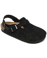 Birkenstock Women's Tokio Birkibuc Clogs from Finish Line