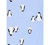 Carter's Toddler Unisex 4-Piece Penguin Snug Fit Cotton Pajama Set