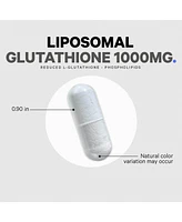 Codeage Liposomal Glutathione 1000 mg Supplement, High-Potency Reduced Glutathione - Liposomal Delivery - L-Glutathione - Phospholipids