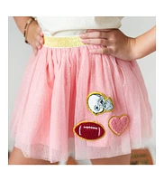 Sweet Wink Little and Big Girls Football Patch Tutu Skirt