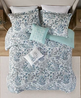 Madison Park Bonnie Seersucker 5-Pc. Comforter Set, Full/Queen