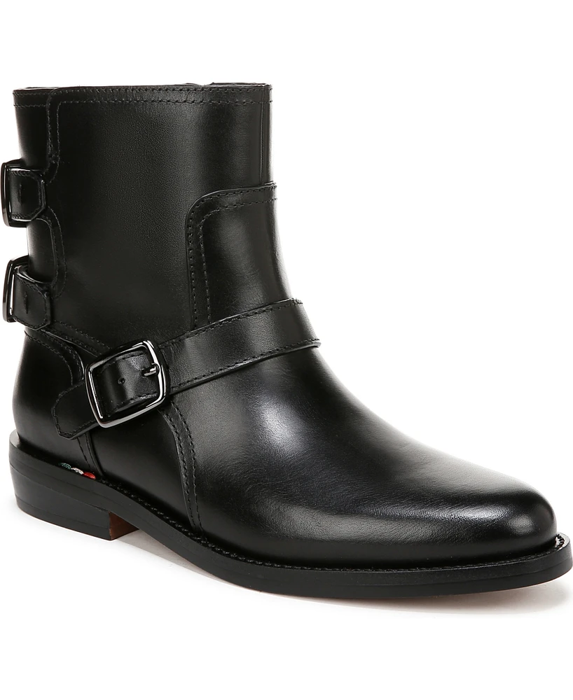 Franco Sarto Women's Prina Block Heel Moto Ankle Boots