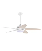 Sugift 52 Inch Ceiling Fan with Lights and 3 Lighting Colors