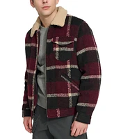 Levi's Men's Plaid Full-Zip Depot Jacket with Fleece Collar