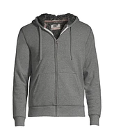 Lands' End Big & Tall Serious Sweats Full Zip High Pile Fleece Hoodie