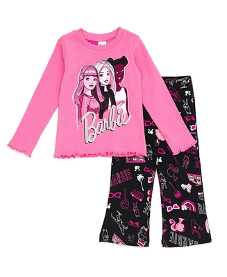 Barbie Girls T-Shirt and Pants Outfit Set to (2T