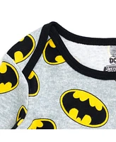 Dc Comics Baby Boys Justice League Batman Superman Pajama Shirt and Pants Sleep Set to