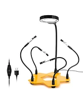 Kotto Led Magnifying Soldering Tool with 5 Arms