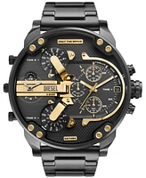 Diesel Men's Mr. Daddy Quartz Chronograph Gunmetal Stainless Steel 57mm