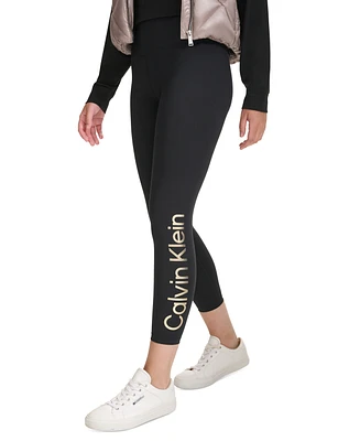 Calvin Klein Performance Women's High-Rise Logo 7/8 Leggings