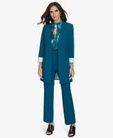 Calvin Klein Women's Open-Front Roll Sleeve Topper Jacket