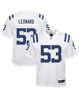 Nike Big Boys and Girls Shaquille Leonard White Indianapolis Colts Game Jersey