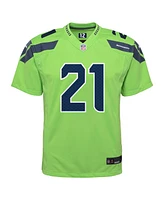 Nike Big Boys and Girls Devon Witherspoon Neon Green Seattle Seahawks Alternate Player Game Jersey