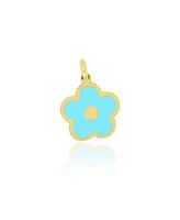 The Lovery Turquoise Cherry Blossom Charm 14K Gold