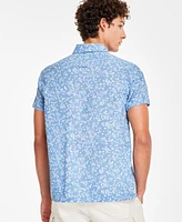 Sun + Stone Men's Richard Regular-Fit Floral Button-Down Shirt, Created for Macy's