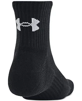 Under Armour Men's Training Cotton -Pk. Moisture-Wicking Quarter Socks