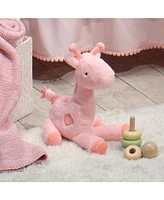 Lambs & Ivy Snuggle Jungle Pink Giraffe Plush Stuffed Animal Toy - Snuggles