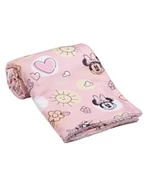 Lambs & Ivy Disney Baby Sweetheart Minnie Mouse Pink Soft Fleece Baby Blanket