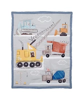 Bedtime Originals Construction Zone 3-Piece Trucks Nursery Baby Crib Bedding Set