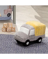 Bedtime Originals Construction Zone Plush Dump Truck Stuffed Toy - Gray/Yellow