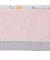 Lambs & Ivy Jazzy Jungle 3-Piece Safari Animals Pink Baby Crib Bedding Set