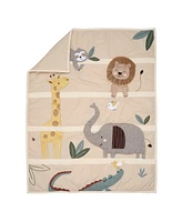 Lambs & Ivy Jungle Story 3-Piece Infant Safari Tan Baby Crib Bedding Set