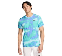 Nike Men's Dri-fit Camouflage Logo Tennis T-Shirt