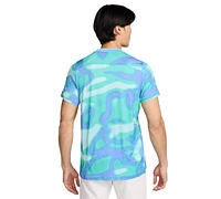 Nike Men's Dri-fit Camouflage Logo Tennis T-Shirt