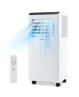 Costway 6500 Btu(10000 Btu Ashrae) Portable Air Conditioner 3 -in-1 Air Cooler Dehumidifier Fan 24H Timer