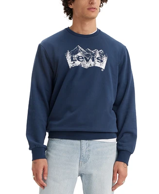 Levi's Men's Mountain Scenic Logo Graphic Sweatshirt