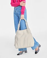 On 34th Jyyll Sherpa Medium Tote, Created for Macy's