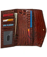 Brahmin Veronica Kairos Embossed Leather Wallet