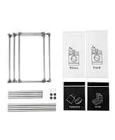 2-Tier Laundry Sorter with Removable Bags for Laundry Organization