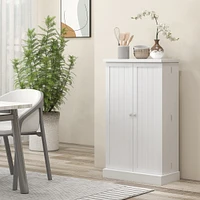 41" Freestanding Pantry Cabinet with 12 Adjustable Shelves