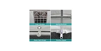 10x20FT Heavy Duty Canopy Tent with Removable Walls