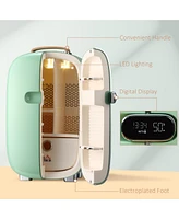 Streamdale Furniture Led Skincare Fridge: Mini Cooler for Beauty Essentials