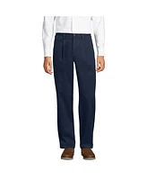 Lands' End Men's Comfort Waist Relaxed Fit Pleated Knockabout Chino Pants