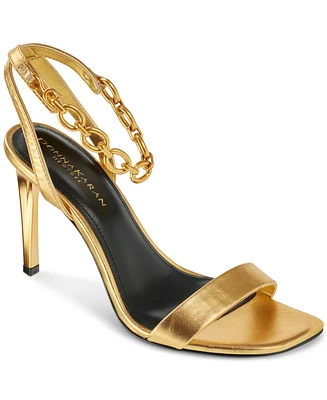 Donna Karan New York Women's Corin Chain Strap High Heel Sandals