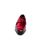 Stacy Adams Men's Spratley Moc Toe Saddle Slip On Loafer