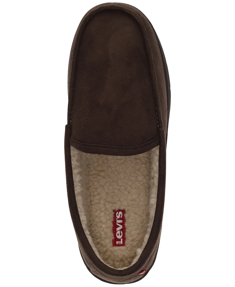 Levi's Men's Fields Faux-Sherpa Slippers
