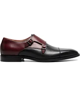 Stacy Adams Men's Raythorne Cap Toe Double Monk Strap Shoes