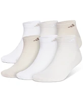 adidas Men's Cushioned Athletic 6-Pack Low Cut Socks