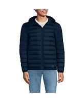 Lands' End Big & Tall Hooded Wanderweight Packable Down Jacket