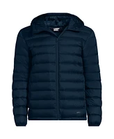 Lands' End Big & Tall Hooded Wanderweight Packable Down Jacket