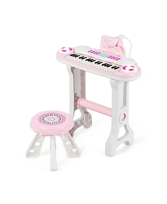 Sugift 37-key Kids Electronic Piano Keyboard Playset