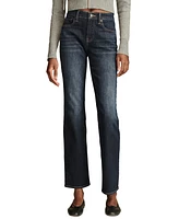 Lucky Brand Women's Mid-Rise Curvy Straight-Leg Jeans