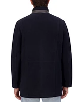 Cole Haan Men's Wool Plush Car Coat